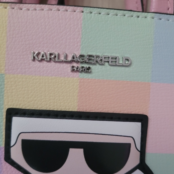 Karl Lagerfeld Maybelle Crossbody-Rainbow Pastel - Picture 11 of 13